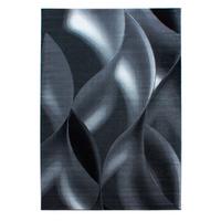Webteppich Plus Schwarz ca. 140x200cm - Schwarz, Basics, Textil (140/200cm) - Novel