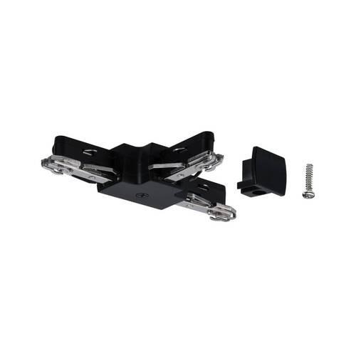Schienensystem-Verbinder Urail in Schwarz - Schwarz, Design, Kunststoff/Metall (10,4/1,8/6,2cm) - Paulmann