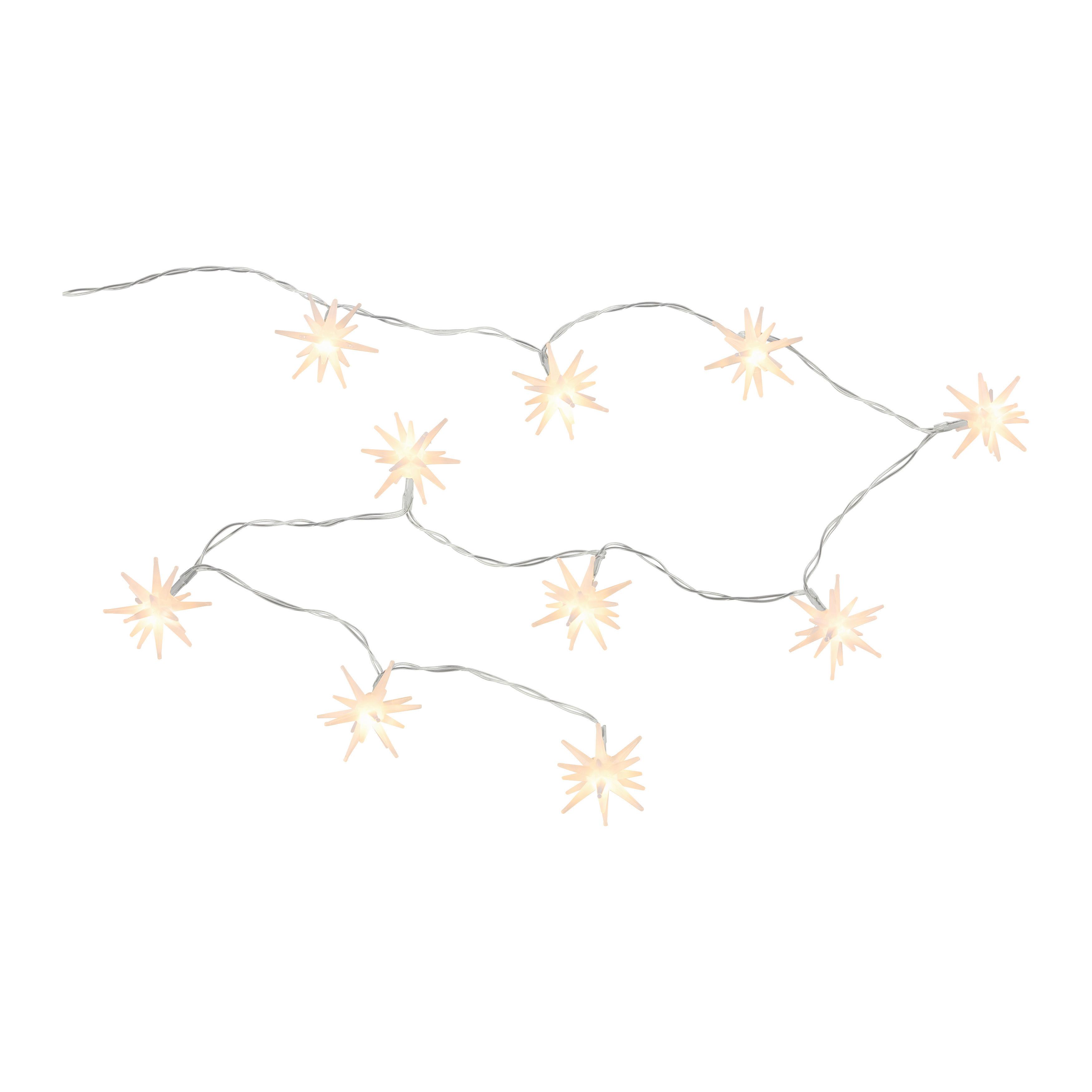 LED-Weihnachtsfigur Star Transparent - Transparent, KONVENTIONELL, Kunststoff (120cm) - Mömax