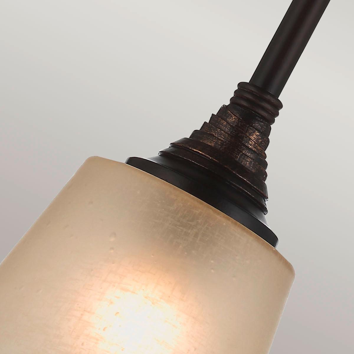 Viseća Svjetiljka Brončana Boja - brončane boje, Konvencionalno, staklo/metal (16.5/58.4cm) - Elstead Lighting