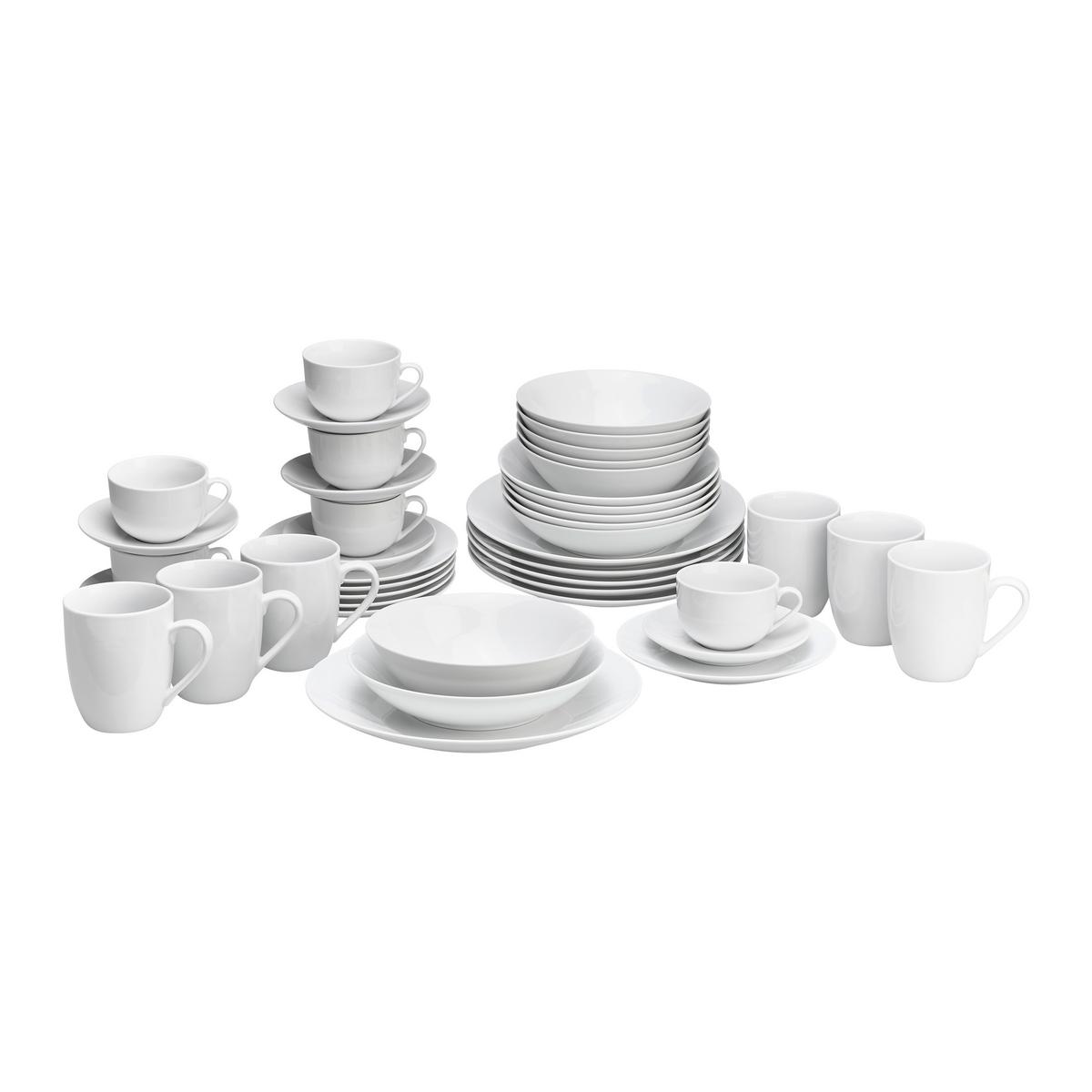Serviciu de masă 42/1 Susanne - alb, Konventionell, ceramică (45/30.5/32.5cm) - Based