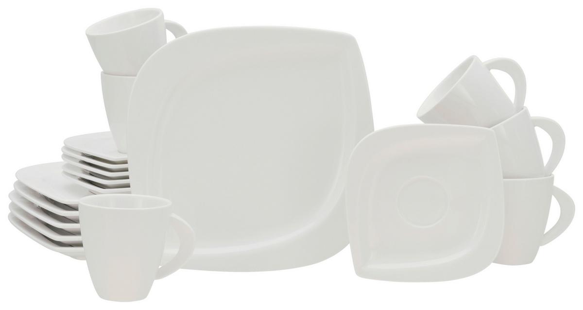 Kavni Servis Melbourne Creme, 18-Delni - krem barve, Basics, keramika - Creatable