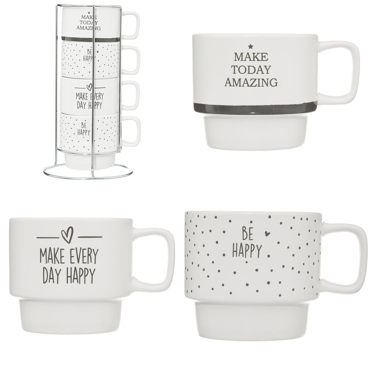 Set de cești Happy - Basics (8/7,2cm)