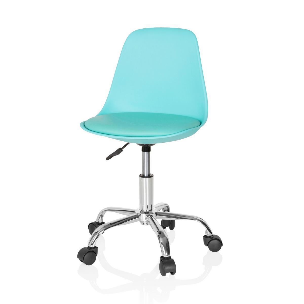 Mladinski Vrtljivi Stol Fancy Ii, Turkizna - turkizna, Basics, umetna masa/tekstil (40/72-82/44cm) - MID.YOU