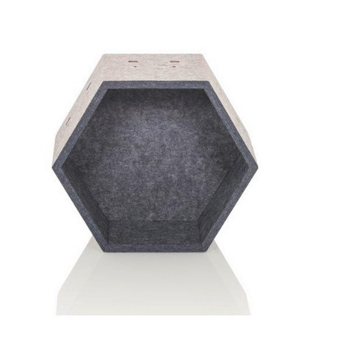 Pregradna Stena Flexmiut Store S, Siva - siva, Moderno, tekstil (31,5/27,5/17,5cm) - MID.YOU