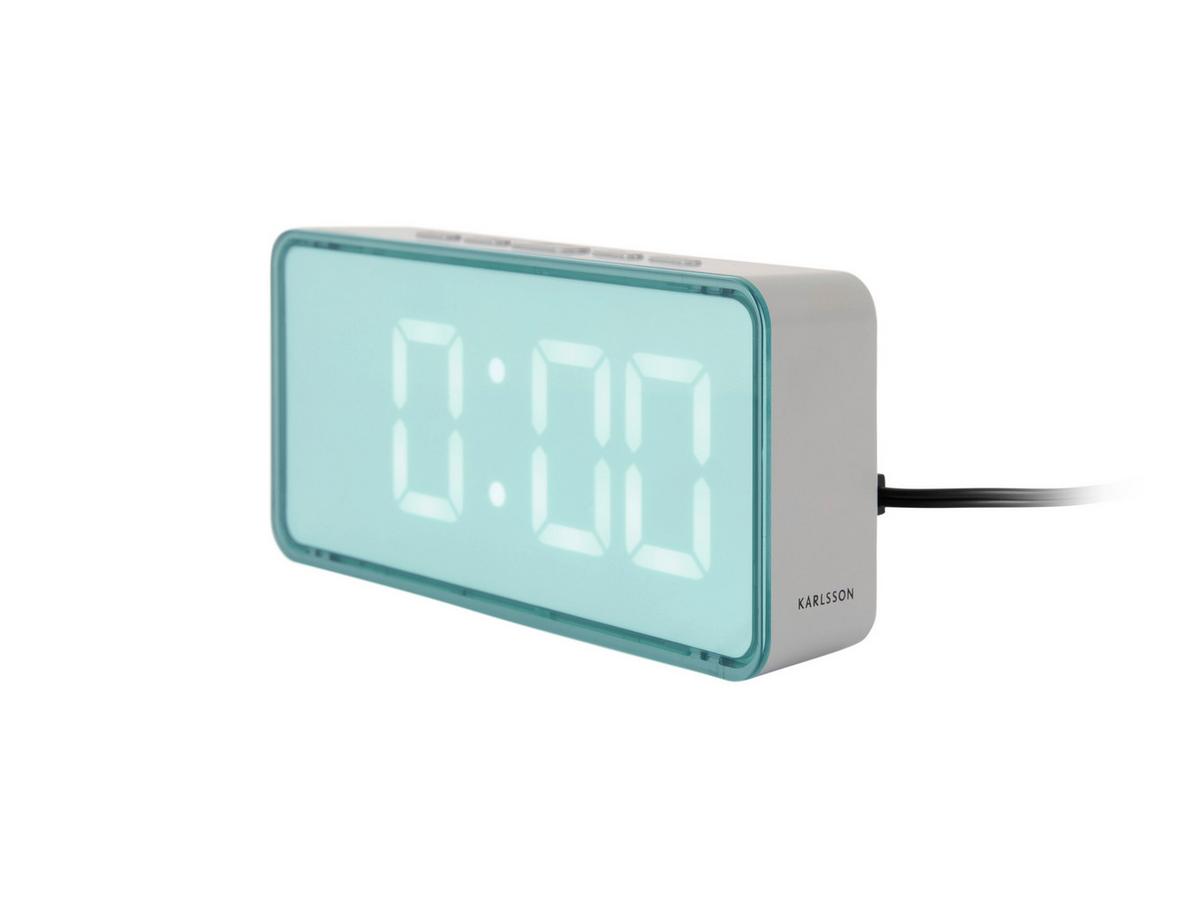 BUDZIK AUDAZ - turkusowy, Basics, tworzywo sztuczne (14/3/6.5cm) - Karlsson