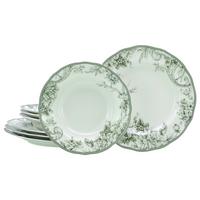 Tafelservice 24771 Adelaide Grün Tafel - Weiss/Grün, Basics, Keramik - Creatable