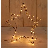 DEKORACJA ŚWIETLNA LED OUTDOOR STERN 3D 60LED - czarny, Design, metal (51cm) - X-Mas