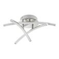 LED-Deckenleuchte Hongkong, max. 15 Watt - Nickelfarben, KONVENTIONELL, Metall (32/11,8cm) - Modern Living LED-Deckenleuchte Hongkong, max. 15 Watt - Nickelfarben, KONVENTIONELL, Metall (32/11,8cm) - Modern Living