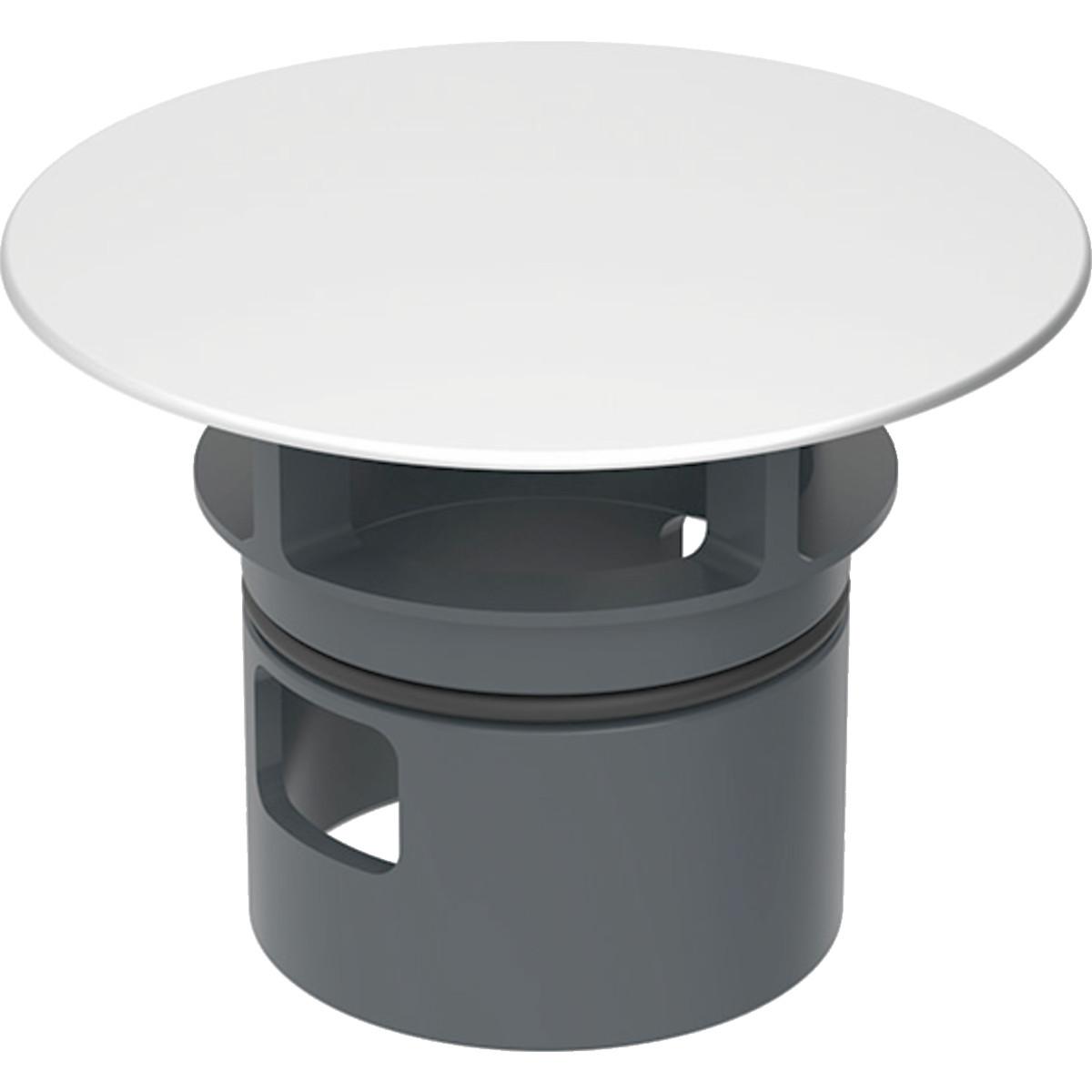 OSŁONA ODPŁYWU ZUBEHÖR - czarny/biały, Basics, tworzywo sztuczne (6,4/2/6,4cm) - Novel