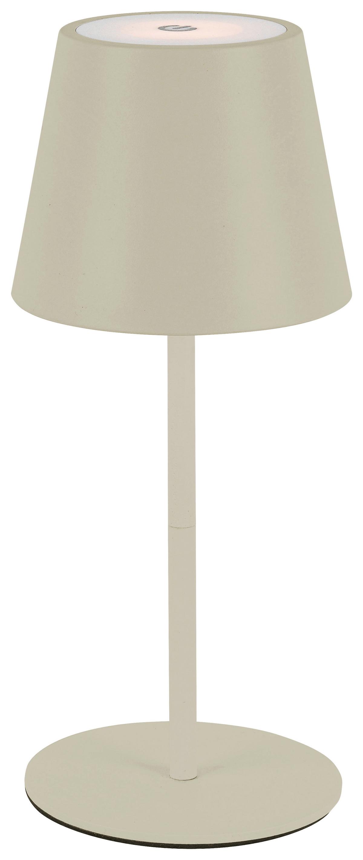 LED-Tischleuchte Noemi Sandfarben max. 3 Watt - Sandfarben, Konventionell, Kunststoff/Metall (10,5/17-36cm) - Mömax