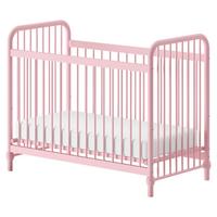 Gitterbett Bronxx ca. 60x120 cm Pink Matt - Pink, ROMANTIK / LANDHAUS, Metall (60/120cm) - MID.YOU