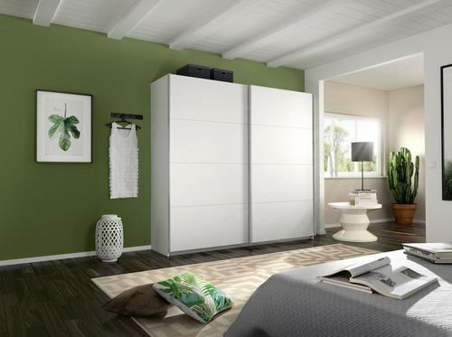 Ormar S Kliznim Vratima Belluno - bijela/boje aluminija, Moderno, drvni materijal/metal (226/210/62cm) - Modern Living