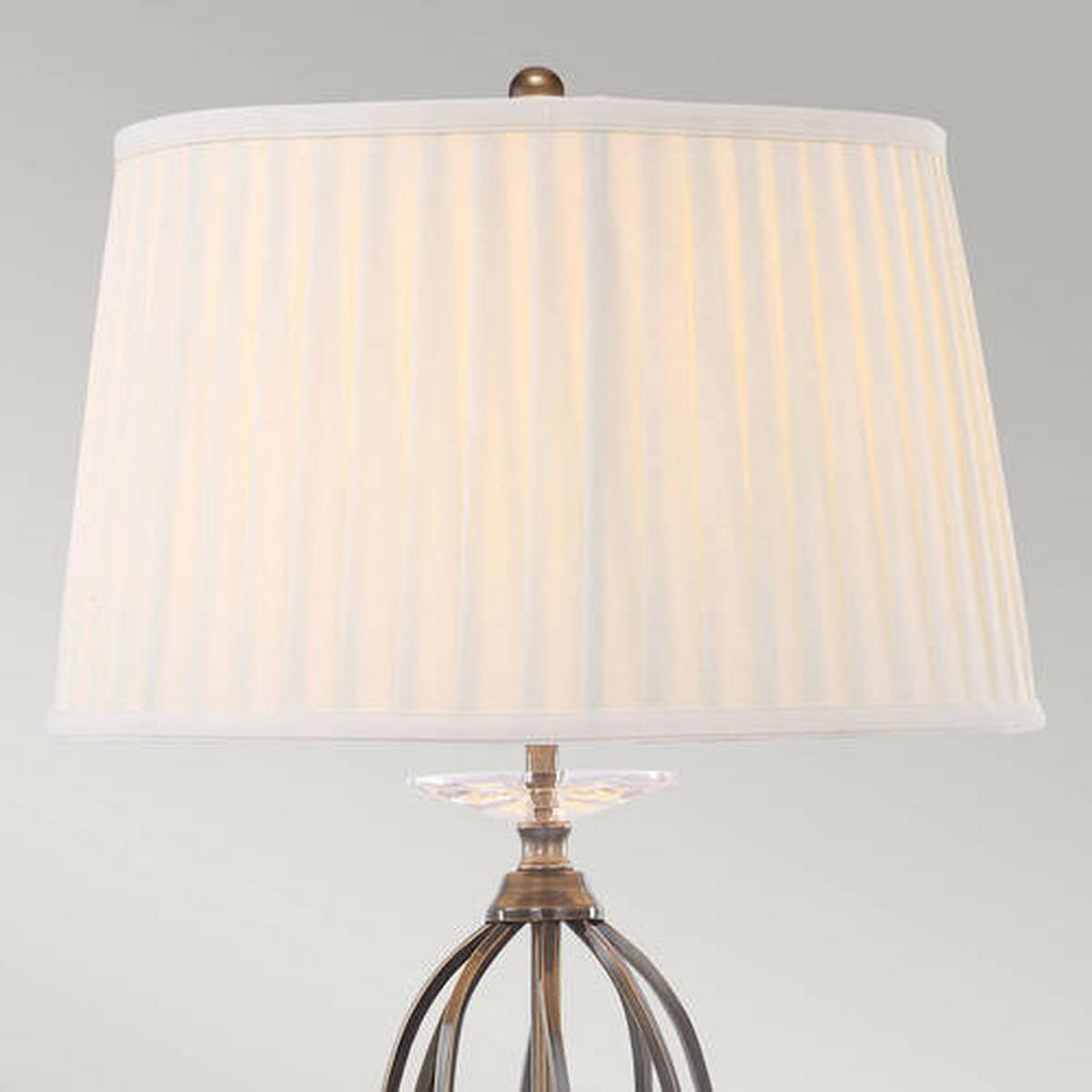 Stolna Svjetiljka Ag-Tl-Aged-Brass - boje mjeda, Konvencionalno, metal/tekstil (36/58cm) - Elstead Lighting