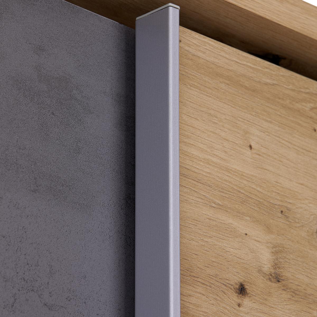 Ramă pentru dulap MOON - culoare lemn stejar, Modern, material pe bază de lemn (251/215/17,5cm)