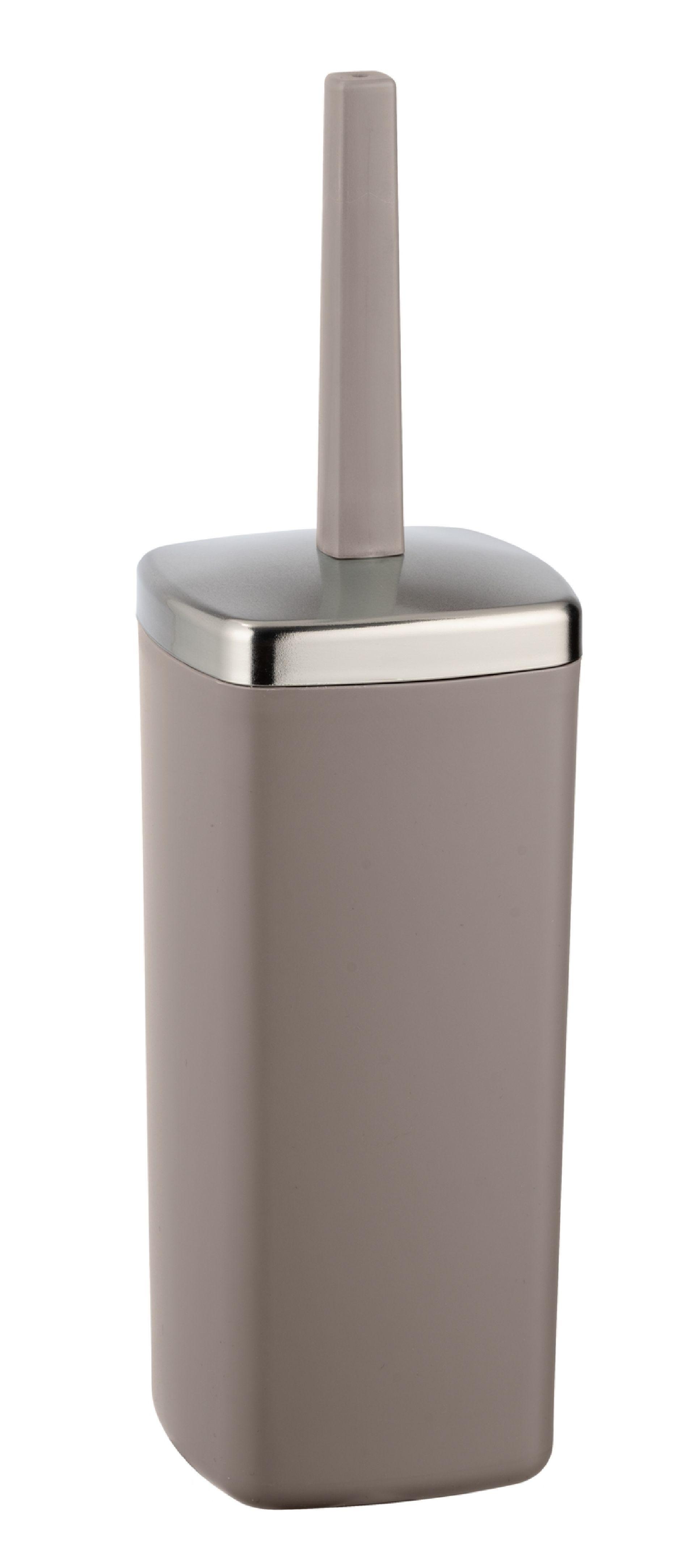 Garnitură perie WC Barcelona - taupe, Modern, plastic (9,6/36,5/9,6cm) - Wenko