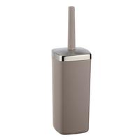 Garnitură perie WC Barcelona - taupe, Modern, plastic (9,6/36,5/9,6cm) - Wenko