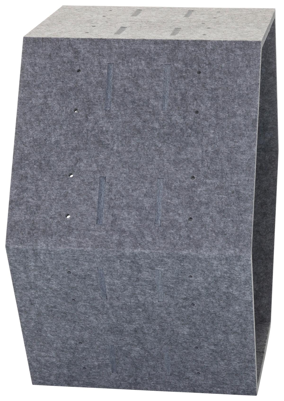 Pregradna Stena Flexmiut Store B, Siva - siva, Moderno, tekstil (62,5/54,5/35cm) - MID.YOU