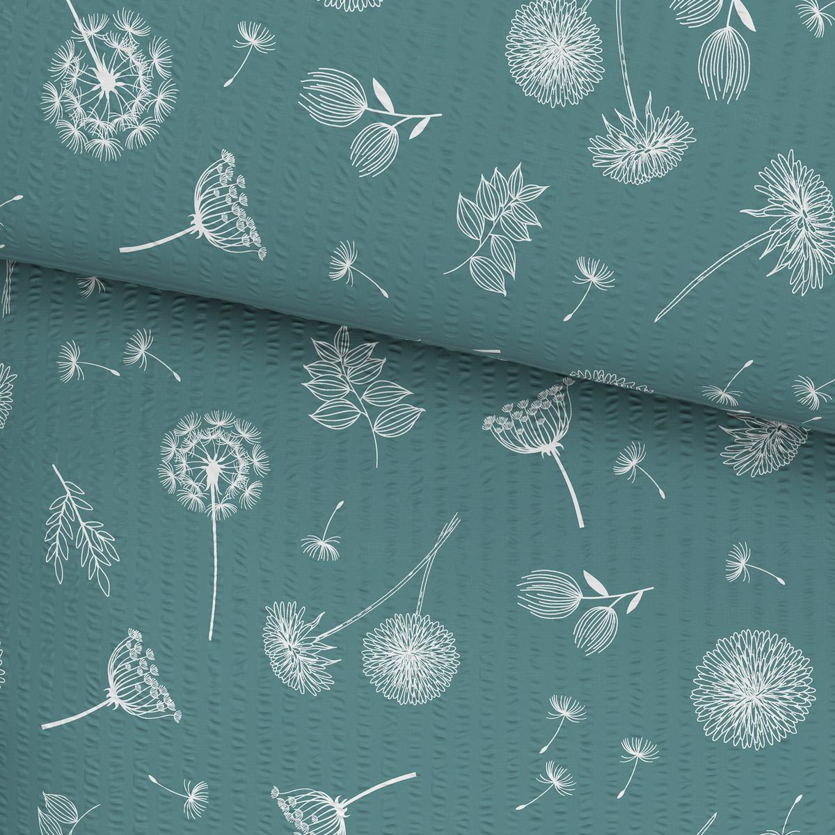 Posteljina Pusteblume 140x200/60x80 Cm - plava, Konvencionalno, tekstil (140/200cm) - Modern Living