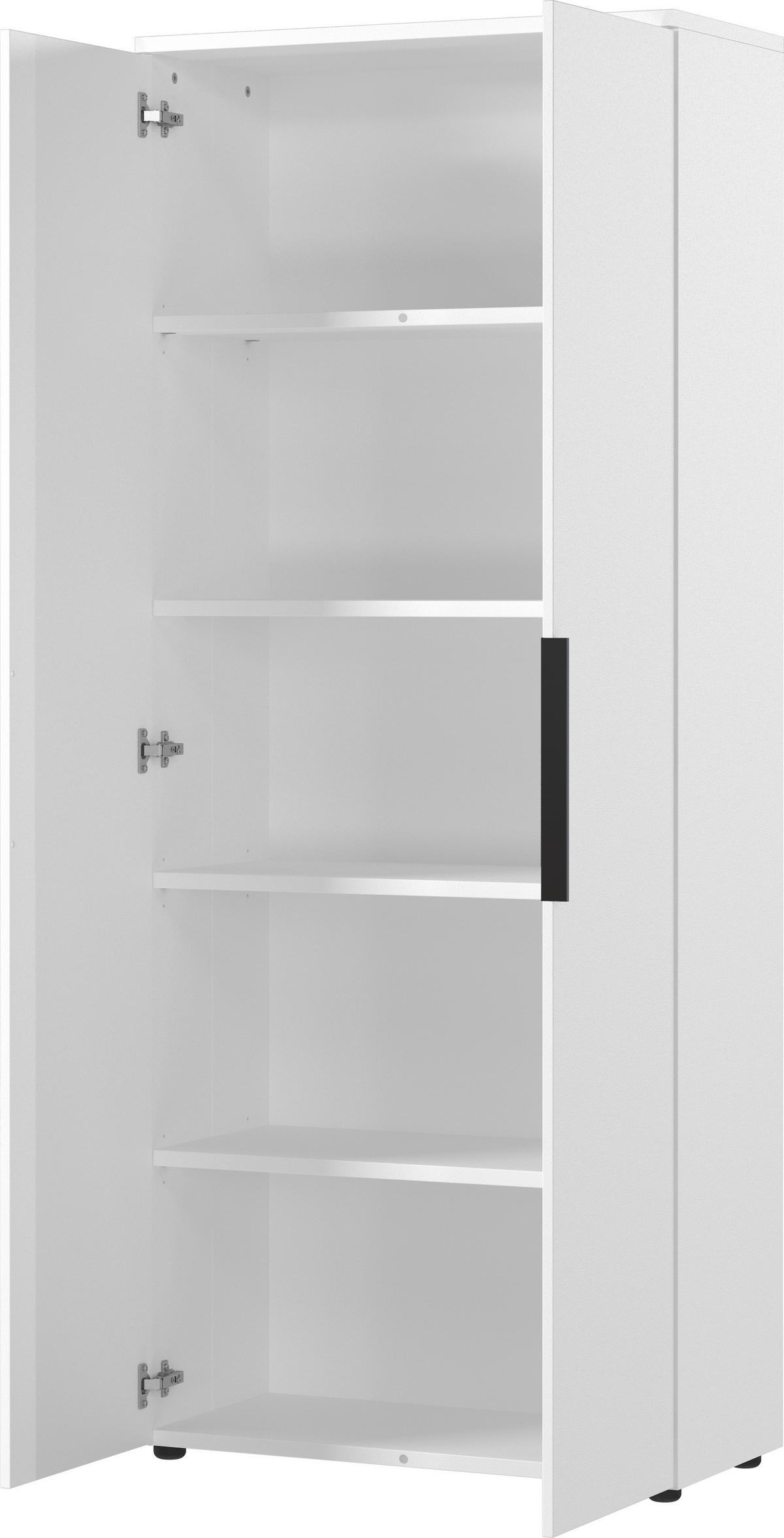 Aktenschrank Ribera in Weiß - Weiß, MODERN, Holzwerkstoff (81/197/40cm) - Premium Living