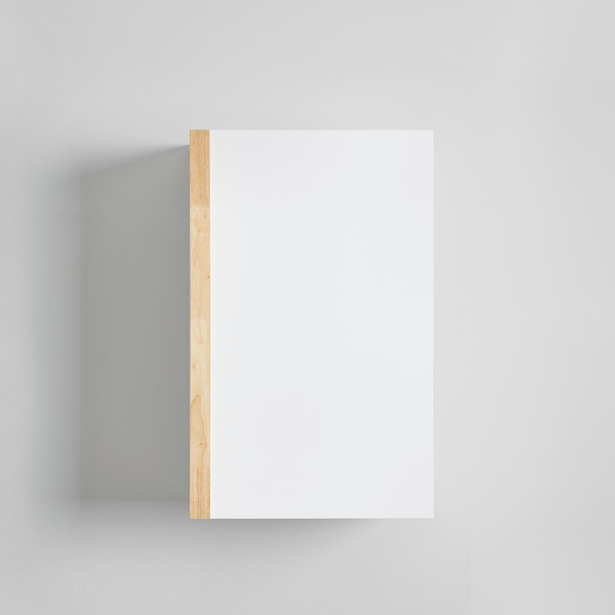 Hängeschrank Rico Weiß ca. 42x66x20 cm - Naturfarben/Weiß, MODERN, Holz (42/66/20cm) - Bessagi Home