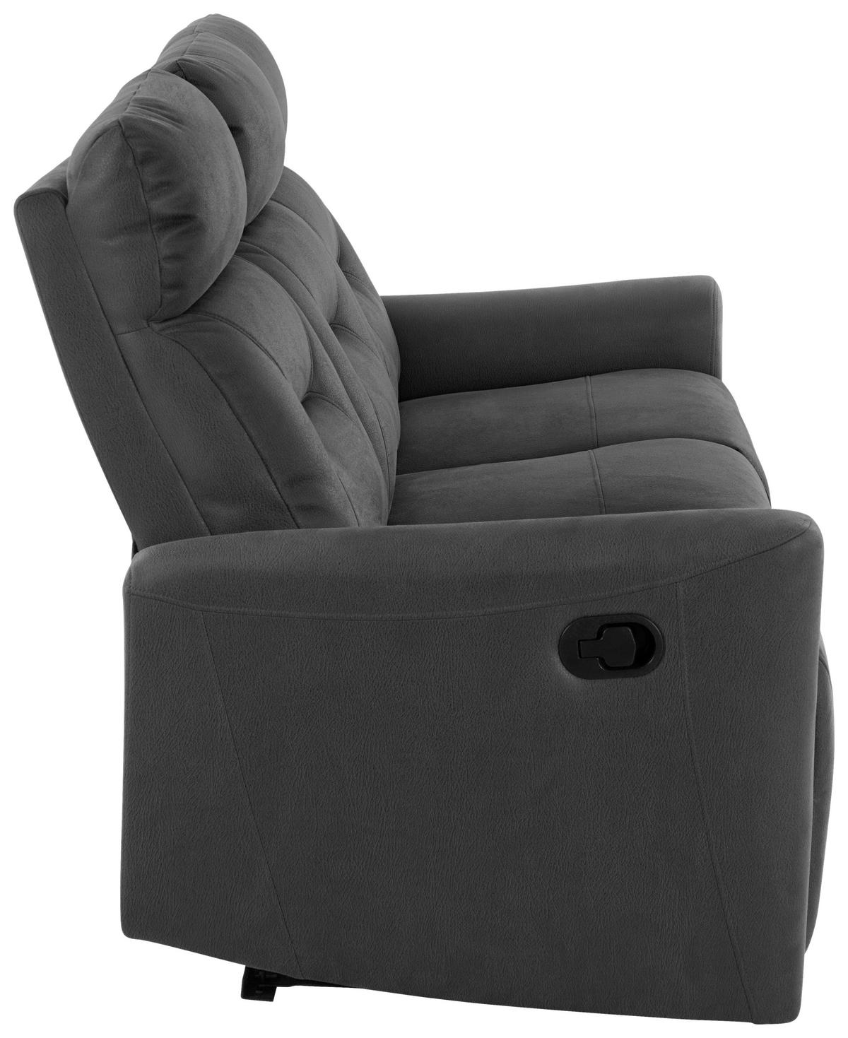 Zofa Aureli, Črna - črna, Basics, kovina/tekstil (186,5/102,5/92,5cm) - Livetastic