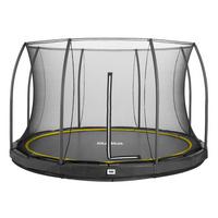 Boden-Trampolin Salta Comfort Ø ca. 427cm - Schwarz, Basics, Metall (427cm) - Salta