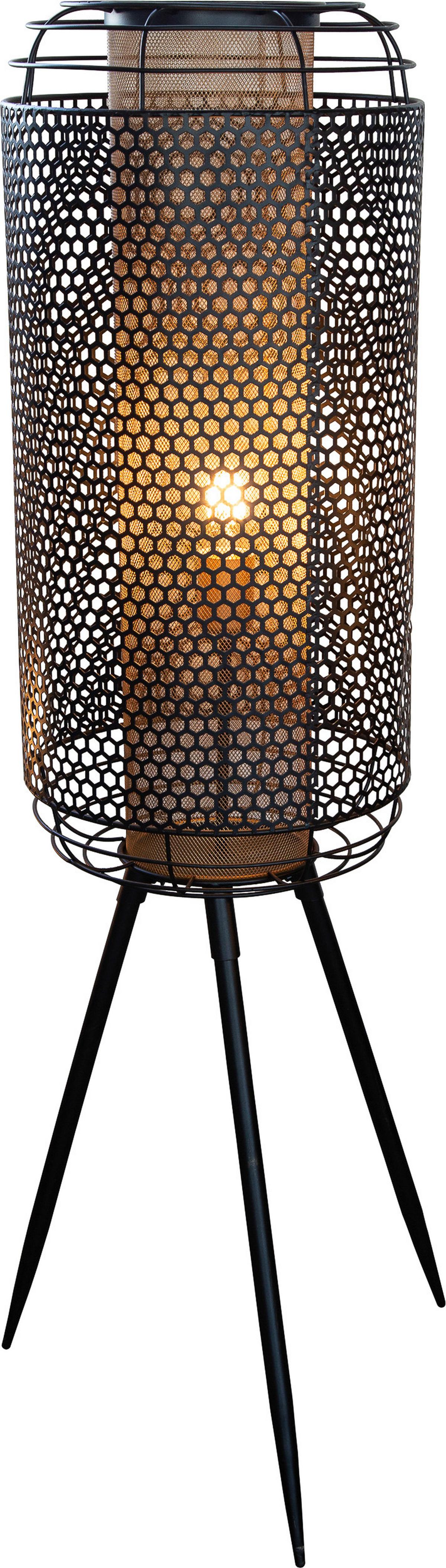 Podna Svjetiljka Denton - zlatne boje/crna, Design, metal (30/110cm) - Globo