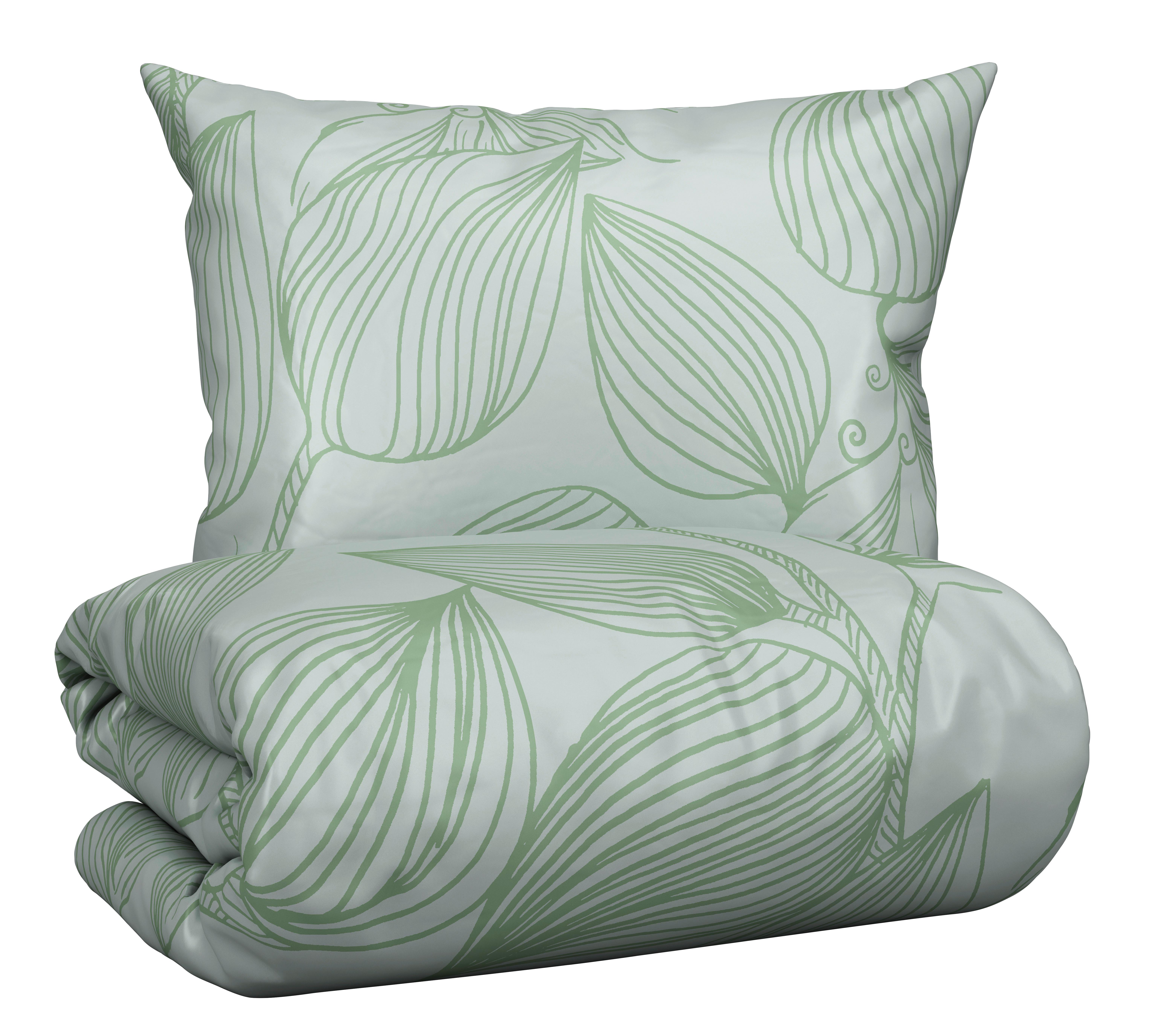 Bettwäsche Green House Grün ca. 140x200cm - Grün, Textil (140/200cm) - Modern Living