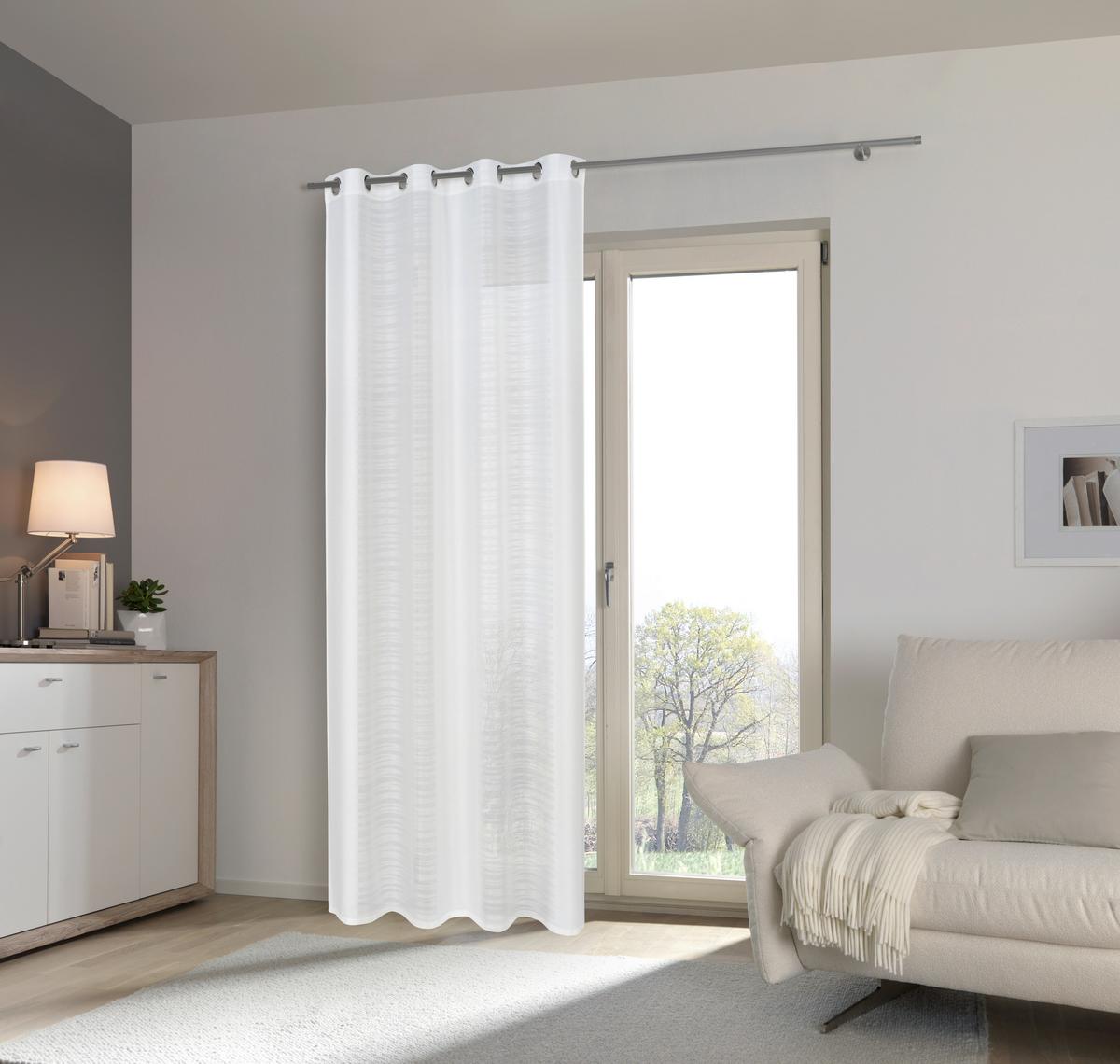 ZASŁONA NA PRZELOTKACH MURUM - kolor naturalny, Konventionell, tkanina (140/245cm) - Esposa