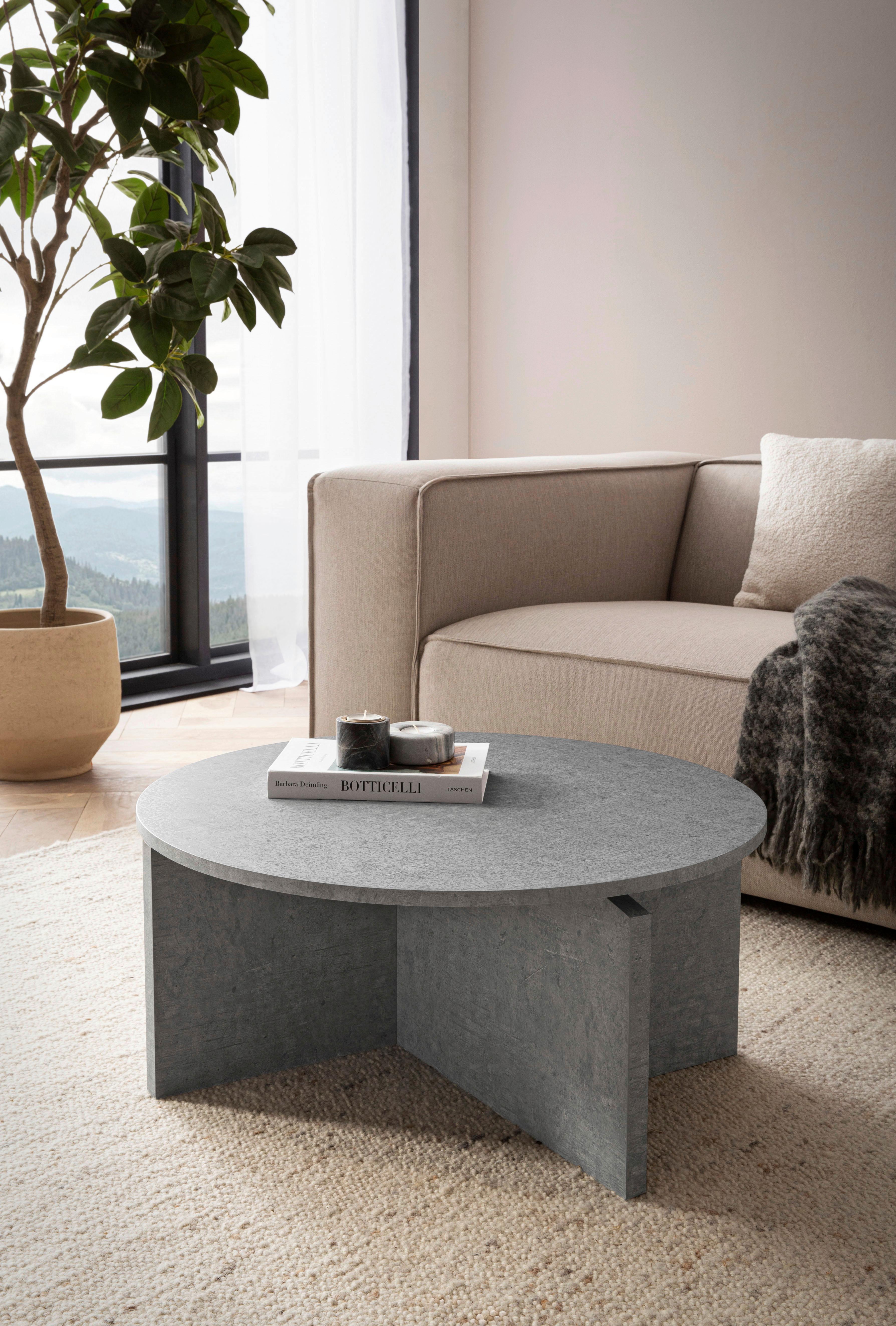 COUCHTISCH WL6.911 - Grau, Design, Holzwerkstoff (70/70/33cm) - Livetastic