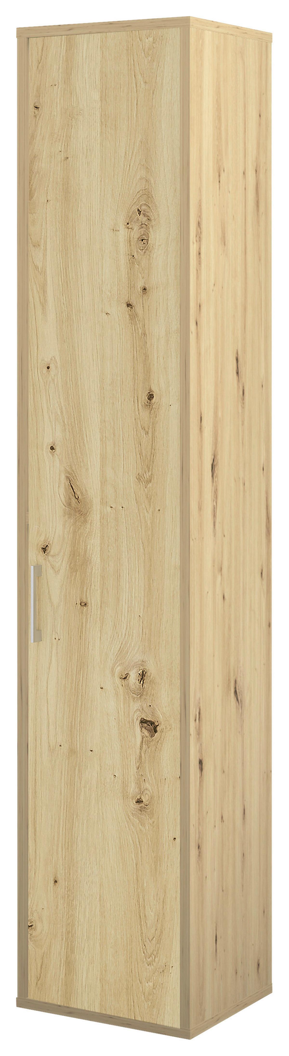 Tür Big Profi Office - Alufarben/Eiche Artisan, Modern, Holzwerkstoff/Metall (38/211/40cm) - Mömax