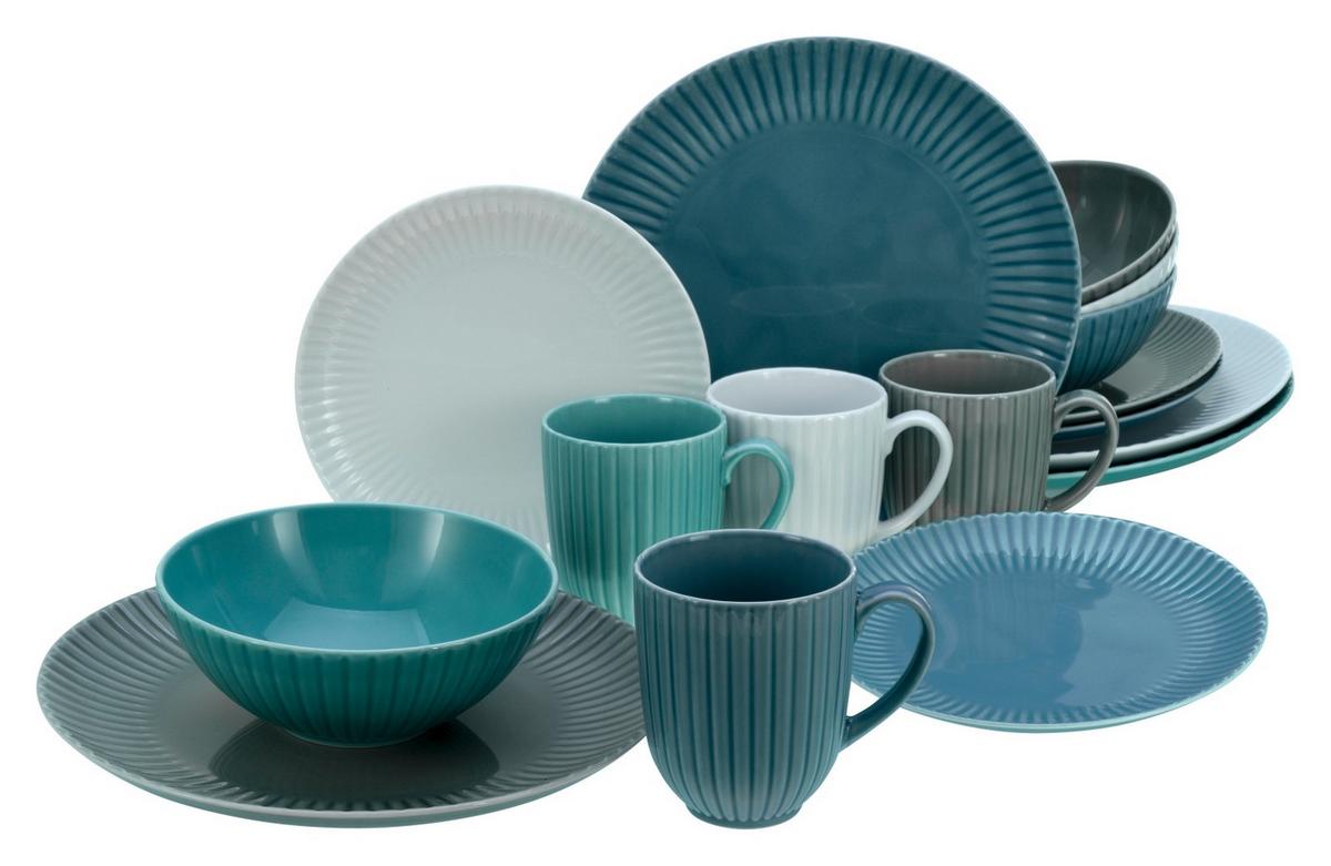 Service combiné Allegra aus Porzellan 16-teilig - Keramik (34/30/30,5cm)