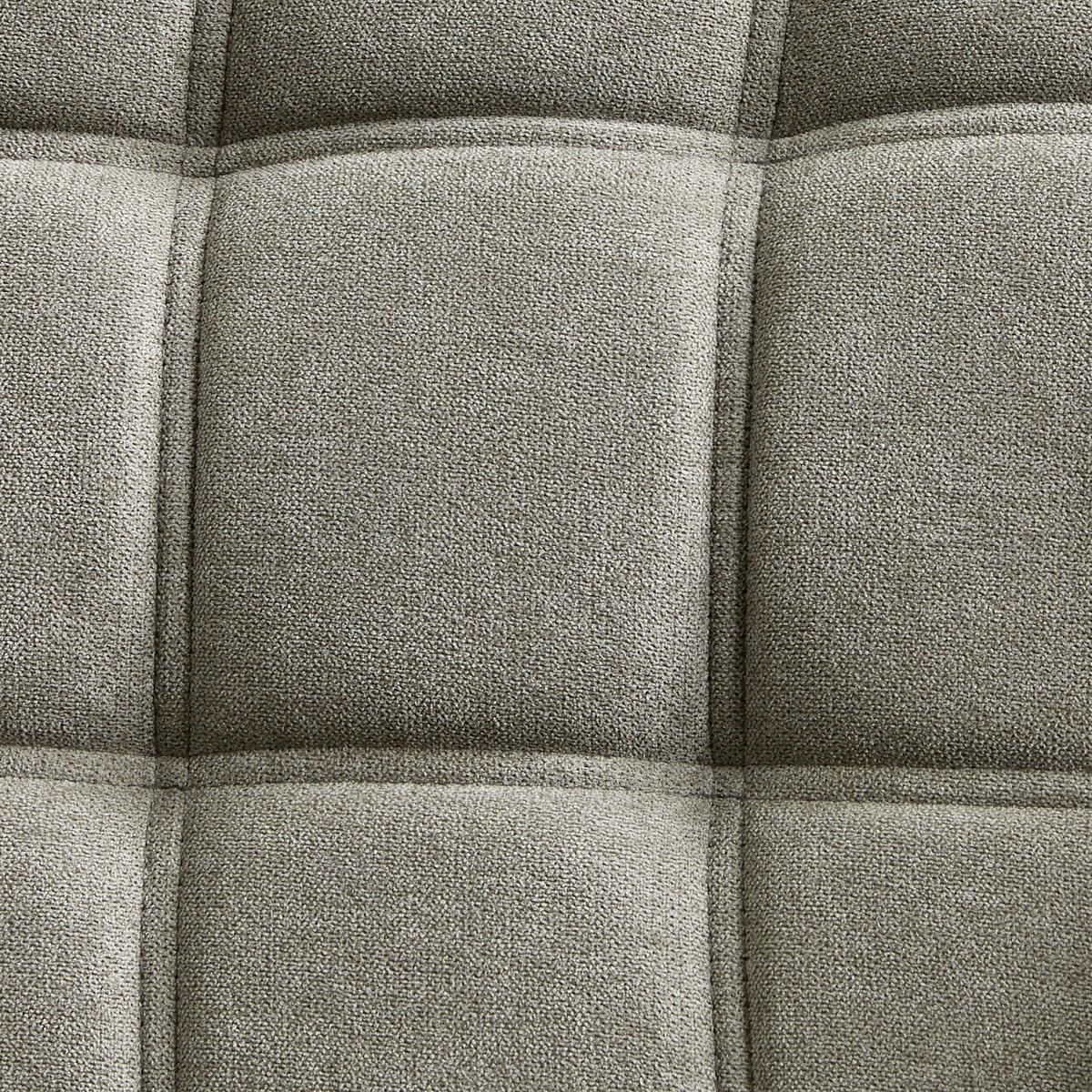Sofa Monique Grau Velours - Grau, MODERN, Holz/Textil (127/76/74,5cm) - Bessagi Home
