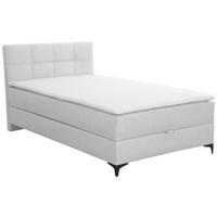 Box Krevet Freddie - svijetlo siva/crna, Konvencionalno, tekstil/metal (100/200cm)