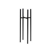 Blumenständer Schwarz - Schwarz, Basics, Metall (22/60/22cm)