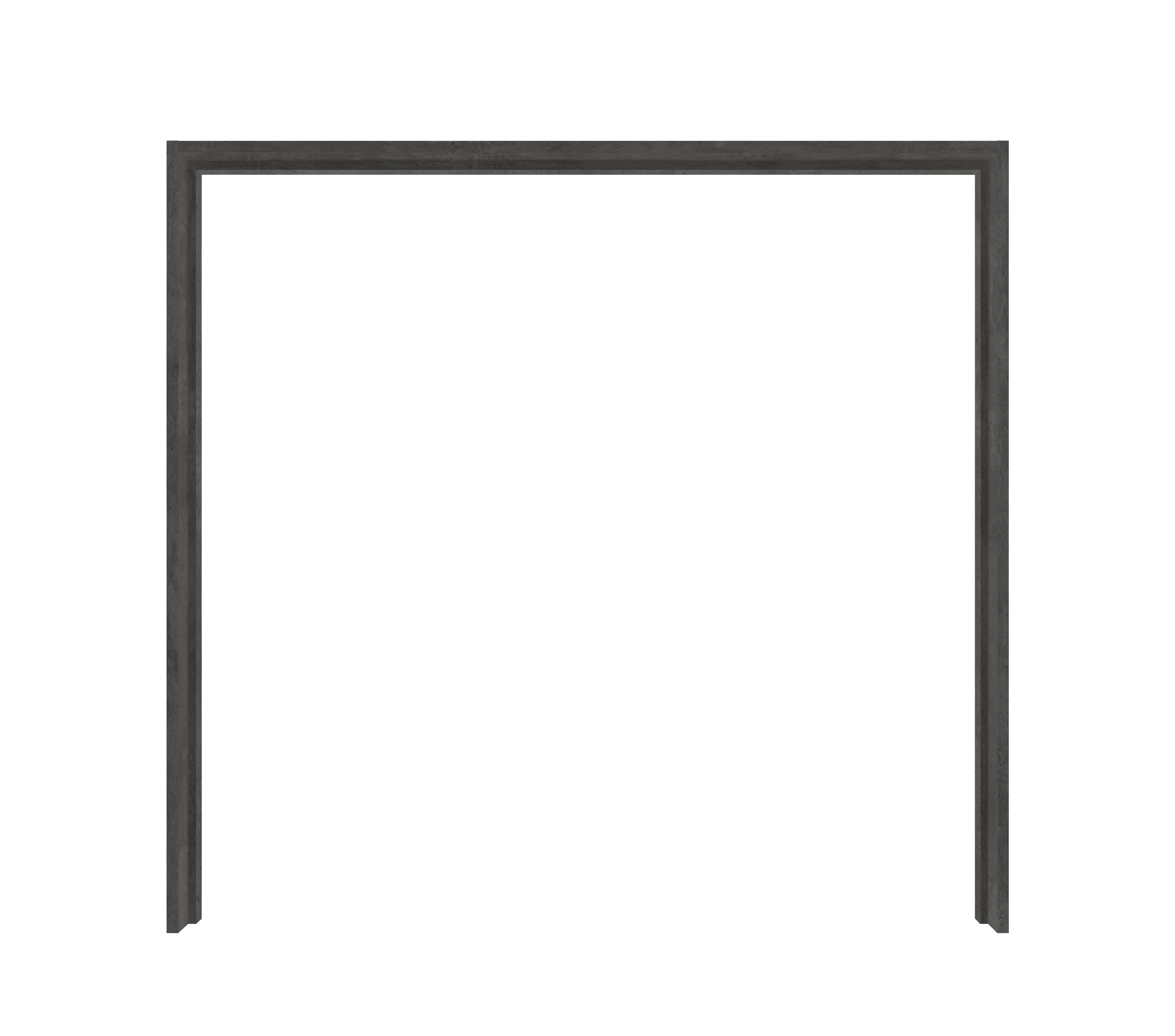 Passepartout in Dunkelgrau - Dunkelgrau, KONVENTIONELL, Holzwerkstoff/Kunststoff (280,6/215,9/23,8cm) - Modern Living