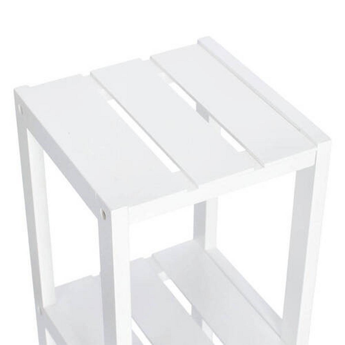 Standregal Weiß - Weiß, Basics, Holz (22/22/92cm) - Zeller Present
