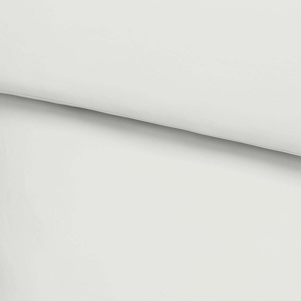 Bettwäsche Bio-Anna Uni Weiß ca. 140x200cm - Weiß, Natur, Textil (140/200cm) - ecoTree