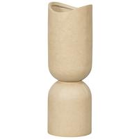 Bodenvase Mosi Beige - Beige, Basics, Stein (25/75/25cm) - Livetastic