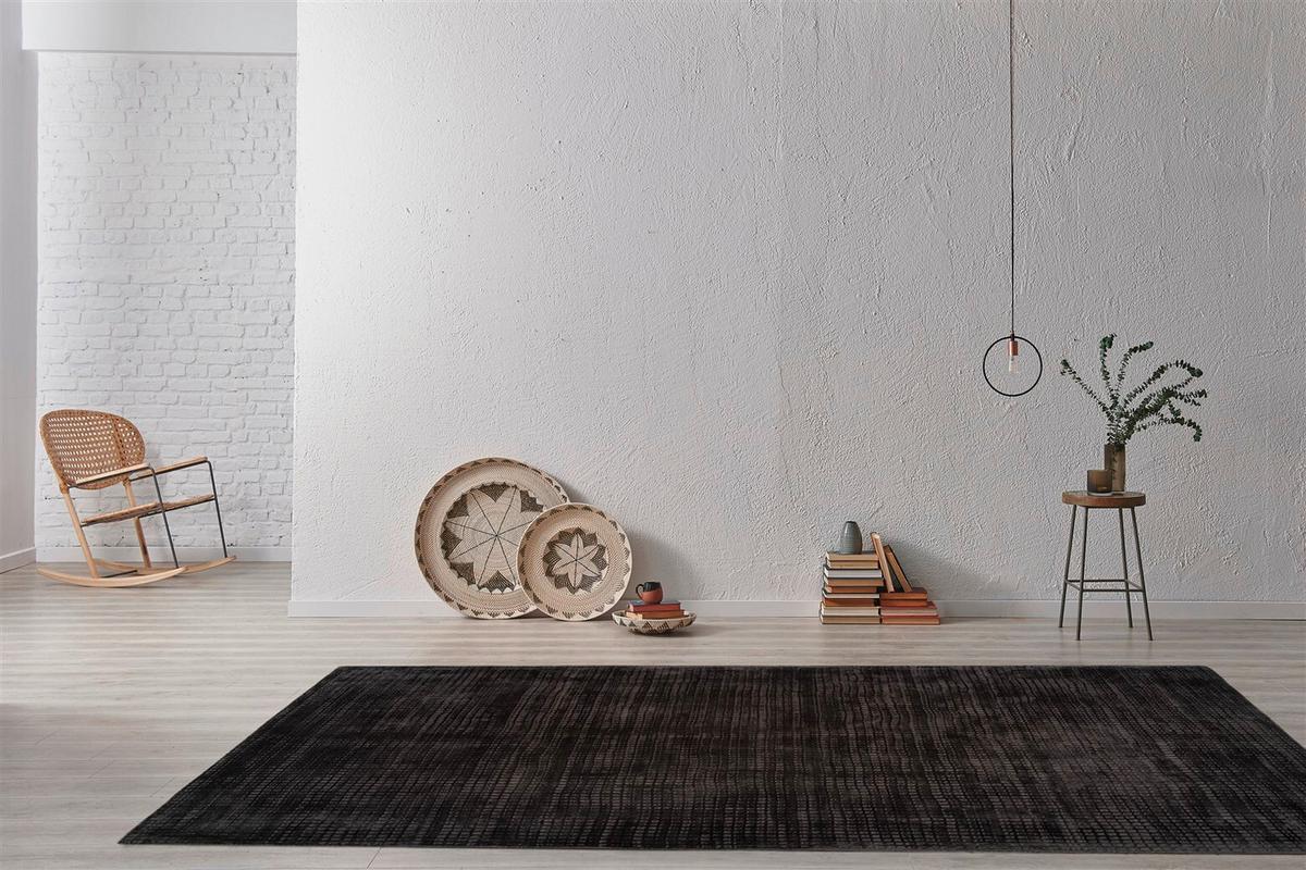 FLACHWEBETEPPICH BRIDGET 125 GRAU - Grau, Konventionell, Textil (120/170cm) - Kayoom