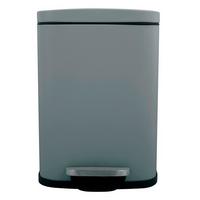 Treteimer Akira Matt-Grey - Dunkelgrau/Schwarz, Basics, Kunststoff/Metall (28/19,3/37,9cm) - Spirella