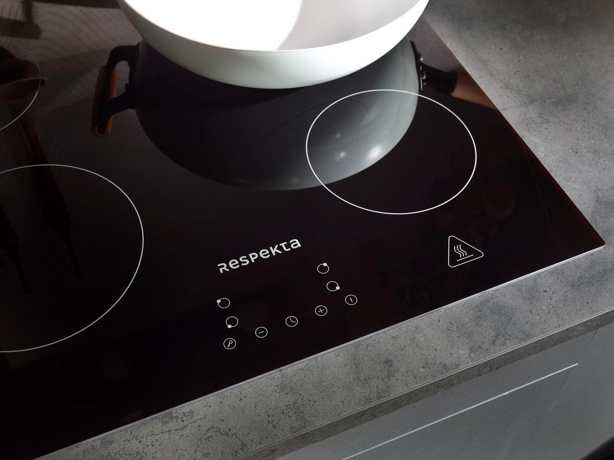 Kuhinjski Blok Z Aparati Oliver, 280cm - srebrne barve/siva, Design, kovina/leseni material (280cm) - Respekta