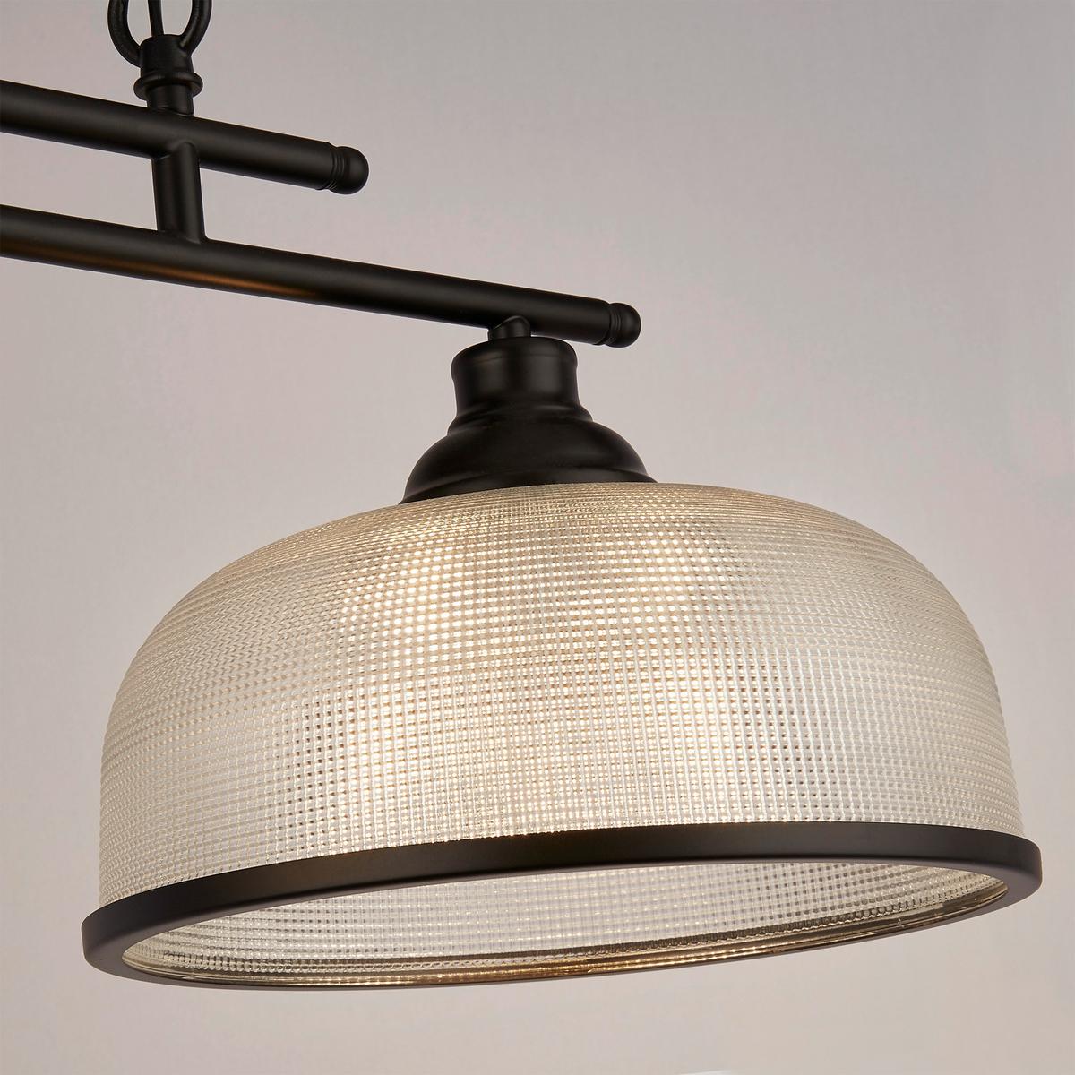 Függőlámpa 3593-3bk - fekete, Basics, üveg/fém (27/27/99cm)