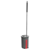 Set găleată și mop Lena - Basics (27,5/27,5/149cm)