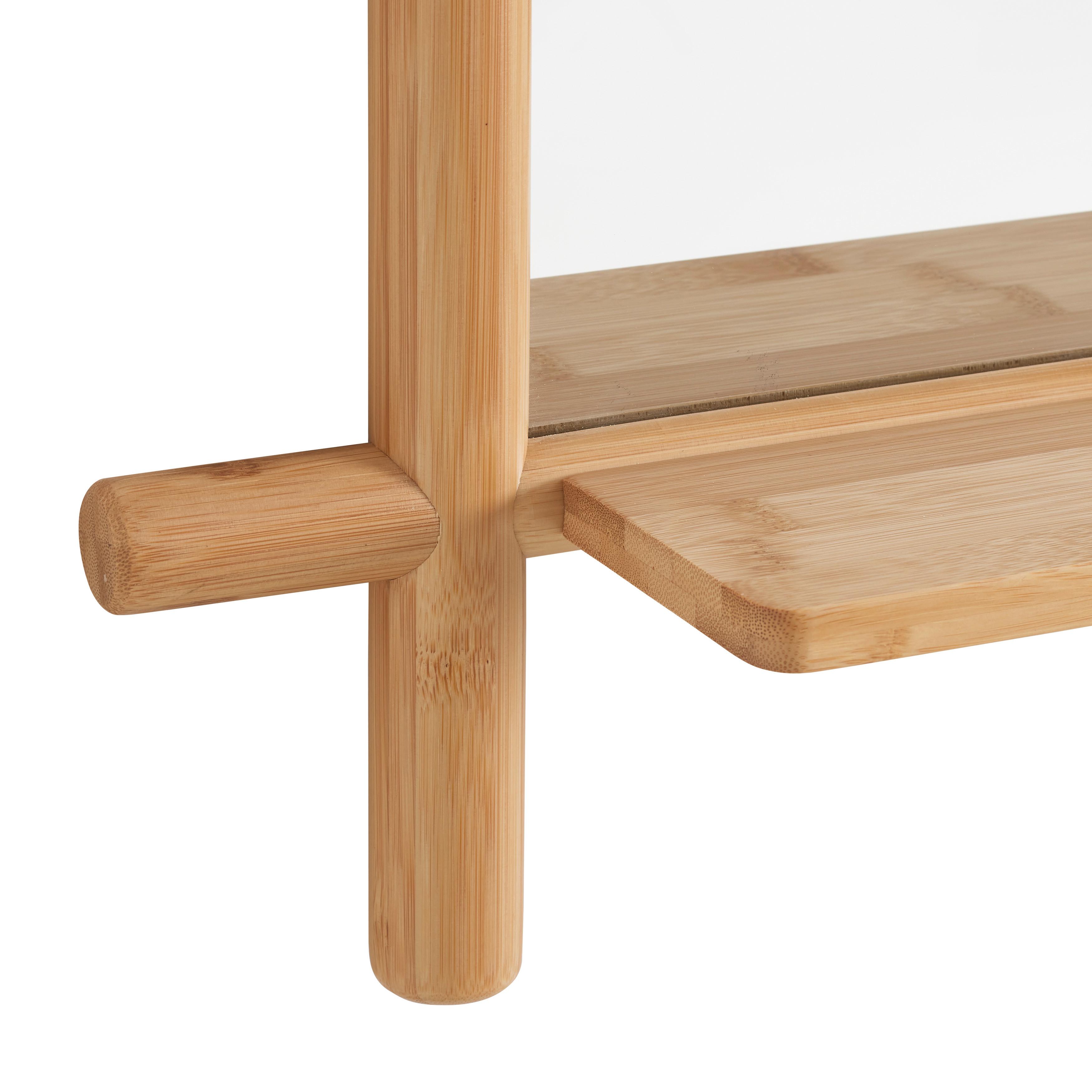 SPEGEL BONNIE -BASED/SB- - naturfärgad, Modern, trämaterial/trä (55/74/12cm) - Based