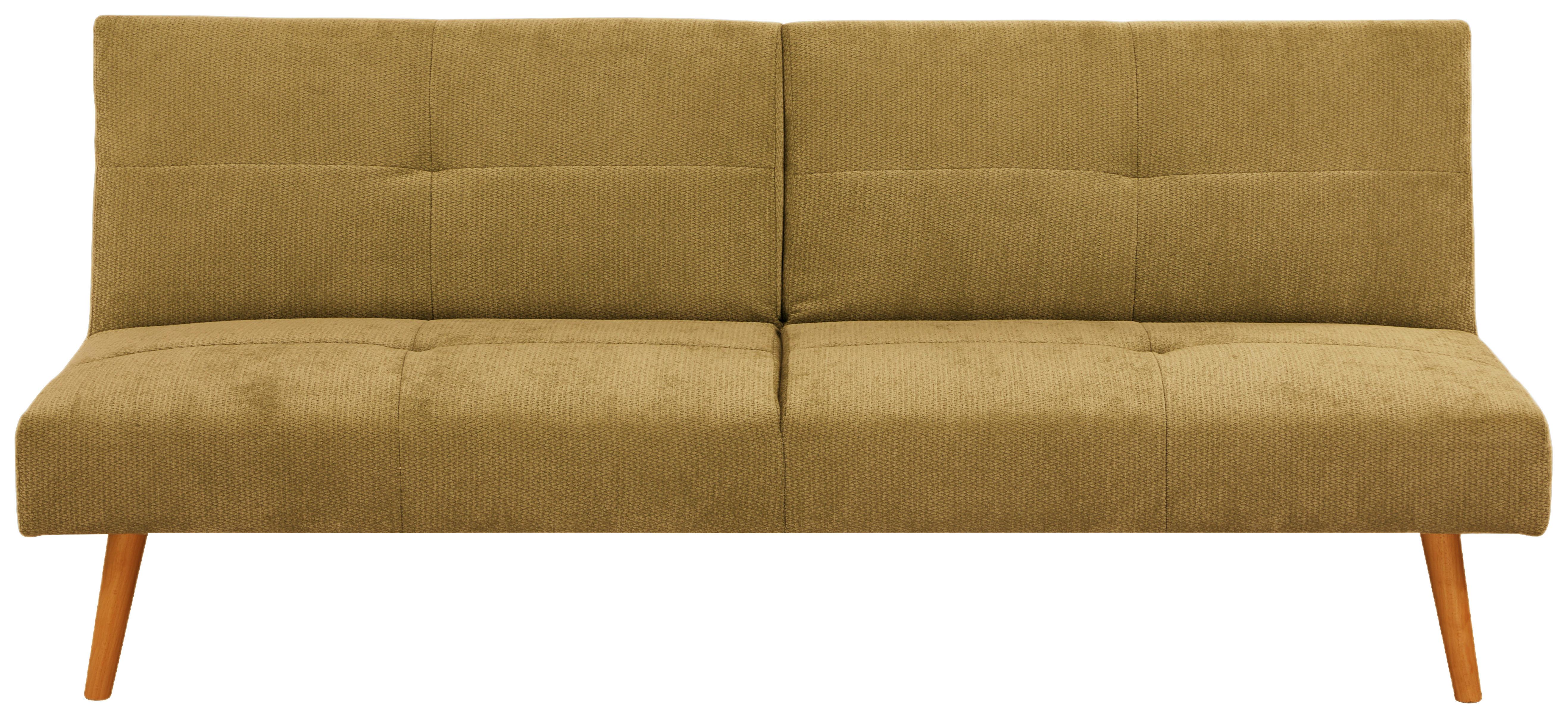 Sofa Jacky - prirodna boja/žuta, Moderno, drvo/tekstil (186/75/85cm) - Mömax
