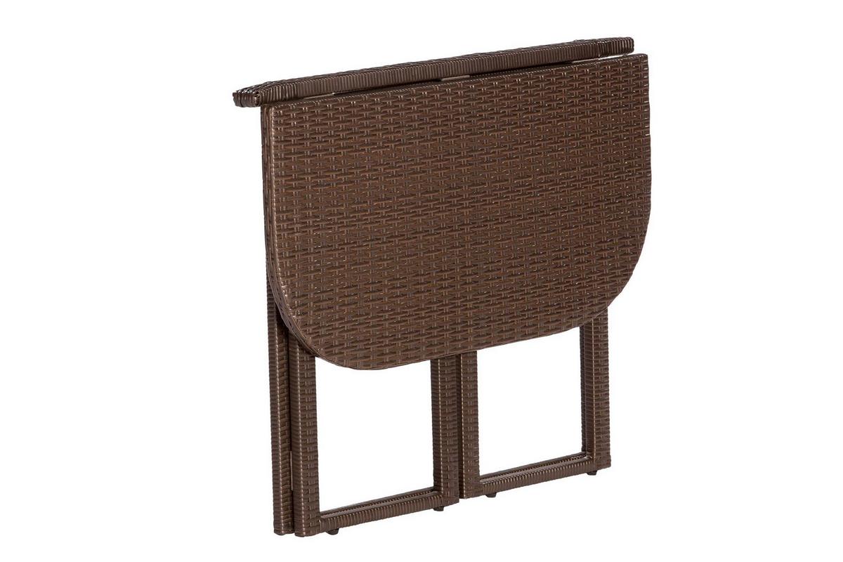 Vrtni Set Lambada, Temno Rjava, Z Blazino, 2-Delni - rjava, Konvencionalno, kovina/umetna masa - Gardenson