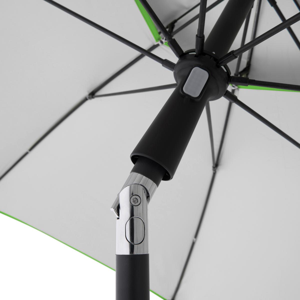 Sonnenschirm GS Windprofi Neo 200 Hellgrün ca. 200x238cm - Anthrazit/Hellgrün, KONVENTIONELL, Textil/Metall (200/238cm) - Doppler