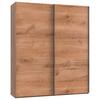 Ormar S Kliznim Vratima Level 36 A - boje hrasta/boje kroma, Moderno, drvni materijal (200/236/65cm) - Modern Living